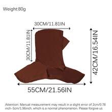 1pc Elegant Double-Layer Ramadan Headscarf With Hood, Suitable For Shading, Eid Al-Fitr, Minimalist & Appropriate For Daily Prayer - Multicolor - View 7