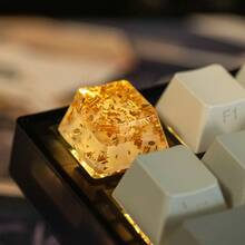 手工金箔键帽、DIY键帽、十字轴机械键盘。 - 查看 4