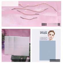 V-Shaped Face Lifting Tape, Invisible Matte Skin Tightening Tape For Facial Contour - Clear - View 8