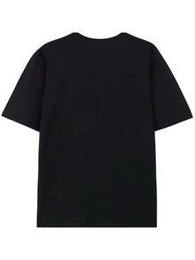 Camiseta con estampado de manga larga para mujer Me Suda El Nabo, camisetas informales suaves vintage con chistes divertidos en español, ropa para mujer, camisetas gráficas - Negro - Ver 2