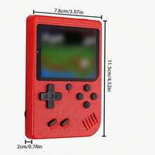 1pc Macaron Mini 400-In-1 Handheld Game Console, Large Screen Retro Classic Portable Gaming Device, With 1020mAh High Capacity Battery, Retro Game Console (1 Player/2 Players) - Multicolor - View 11
