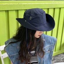 1. 户外防水渔夫帽 女士可折叠遮阳帽 夏季度假防晒钓鱼帽 男士帽子 - A - 查看 3