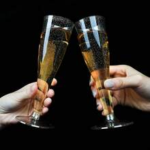 Ly Champagne 5 oz, Ly Champagne tái sử dụng, Ly Martini bằng nhựa trong suốt - Thích hợp cho cocktail, Champagne, món tráng miệng, cũng có thể dùng làm ly mousse, ly nước ép, ly đồ uống khai vị, ly đồ uống khác. - Xem 2