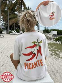 Women T-Shirts - [White] - View 8