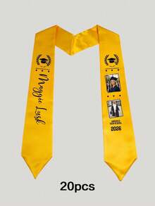 Customized Graduation Sash, Personalized Graduation Made Of Custom Ribbon, Completed Personalized Design In 2026, For Graduation Gown - Can Customize Text, 2026 Graduation Honor Gown, Photos And Names On Ribbon,Gift For Friends, Family, And Graduates - Multicolor - View 22