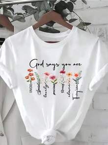 Women T-Shirts - [White] - View 12