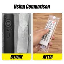 50/5pcs Sarung Pelindung Remote Control PU Transparan, Tas Pelindung Anti Debu, Sarung Pelindung Remote Control Rumah Universal, Sarung Pelindung Anti Gores Anti Minyak Transparan Sederhana dan Tahan Lama, Cocok untuk Penggunaan Sehari-hari di Rumah, Ruang Tamu, Kamar Tidur, TV, DVD, Dekorasi Ruangan, dan Aksesoris Mobil - A - View 8
