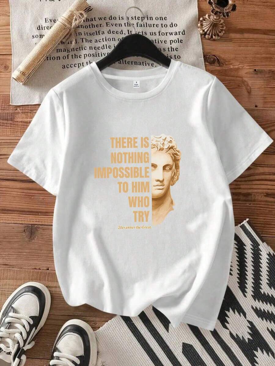 Women T-Shirts - [White] - View 1