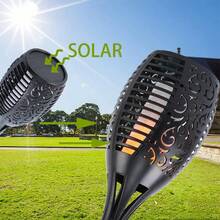 10 PCS - Solar Flame Lamps - Floor-Standing Lamps - Lawn Lamps - Outdoor Villa And Courtyard Lamps - Waterproof Square Garden Lamps - LED Landscape Lamps - 10PCS - 查看 5
