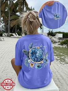 Women T-Shirts - [White] - View 10