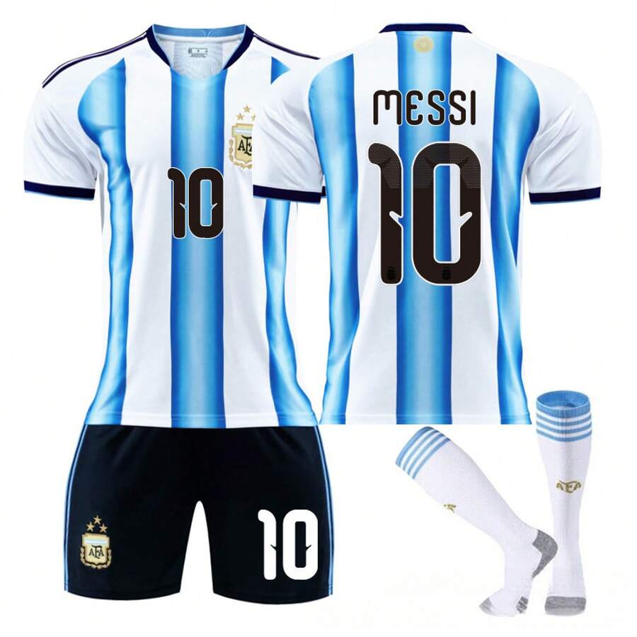 Men Soccer Jerseys - Argentina Home 10 - View 1