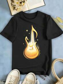 Dam-T-shirts - Svart - Visa 2