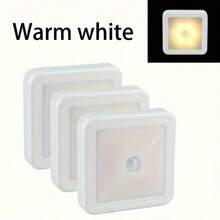 6pcs Smart Motion Sensor LED Lights, Indoor Wall Lighting For Cabinets, Rooms, Kitchen, Wardrobe, Stairs, Bathroom, Hallway, Bedroom, Living Room, Home, Party, Holiday Decoration - Multi-color light - View 11