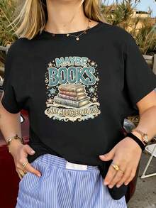 Women T-Shirts - Black - View 1