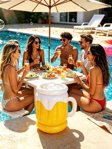 Hamaca flotante de agua, cama flotante de playa, sofá inflable, aro flotante de piscina para adultos - Múltiples estilos - Ver 9