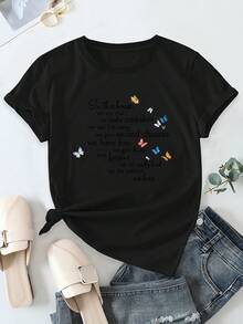 Women T-Shirts - Black - View 3