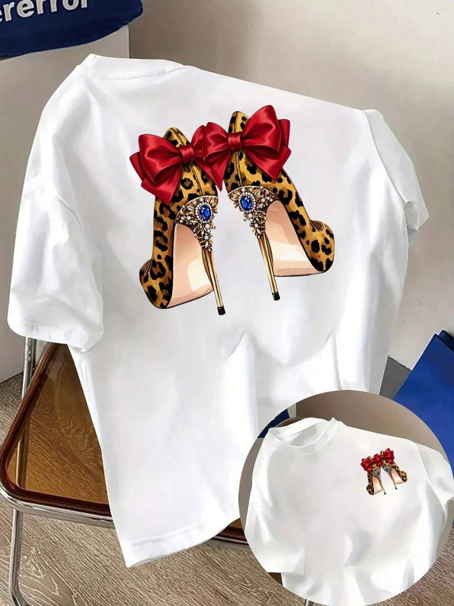 Women T-Shirts - [White] - View 1