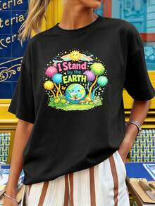 Women T-Shirts - Black - View 1
