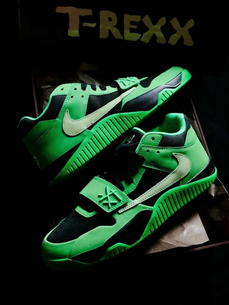 Nike Jordan × Travis Scott Jumpman Jack "Green Spark" 經典百搭 復古籃球鞋 男款 綠色 - 綠色 - 查看 1