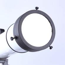 Filtre solaire réglable de 46,5 mm pour télescope, film solaire de densité 5.0, protection pour l'observation solaire des éclipses, des taches solaires et de l'activité solaire, cadre en alliage d'aluminium. - A - Voir 3