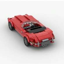 Modelo de coche MOC tipo E convertible 1990, bloques de construcción educativos creativos DIY, juguete de regalo para niños - 255 unidades - Ver 3