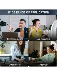 Microphone cài áo không dây, tương thích với iPhone/Android/USB-C, cắm là dùng ngay, lý tưởng cho ghi âm/quay video, phát trực tiếp, phỏng vấn, làm quà Giáng sinh, hát karaoke, podcast, ASMR, và sử dụng với máy tính. - Xem 11