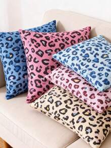1pc Leopard Print Polyester Fabric, Clothing, Tablecloth, Bag, Handmade DIY Sewing Material - Multicolor - View 5