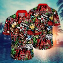 Texas Tech Red Raider  Flower Hawaii Shirt For Fans Style 16 - Multicolor - View 1