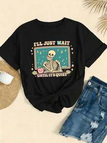 Women T-Shirts - Black - View 2