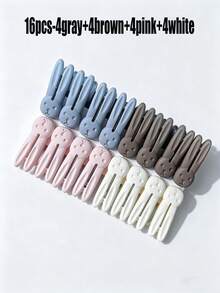 Bộ 12 kẹp quần áo, kẹp khăn tắm biển, kẹp chống gió, làm từ chất liệu PP, chắc chắn và không dễ rơi, thích hợp cho du lịch, bãi biển, cắm trại, sân vườn, vật dụng cần thiết khi đi biển, mùa cưới, mùa tốt nghiệp, quà tặng Ngày của Mẹ. - Nhiều màu - Xem 16