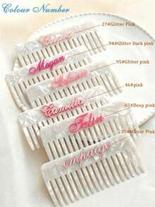 1pc Elegant Vintage Pearl Decorated Hair Comb, Unique Hair Accessory, Perfect Gift For Women - Multicolor - View 2