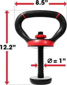 Kettlebell - Red - View 7