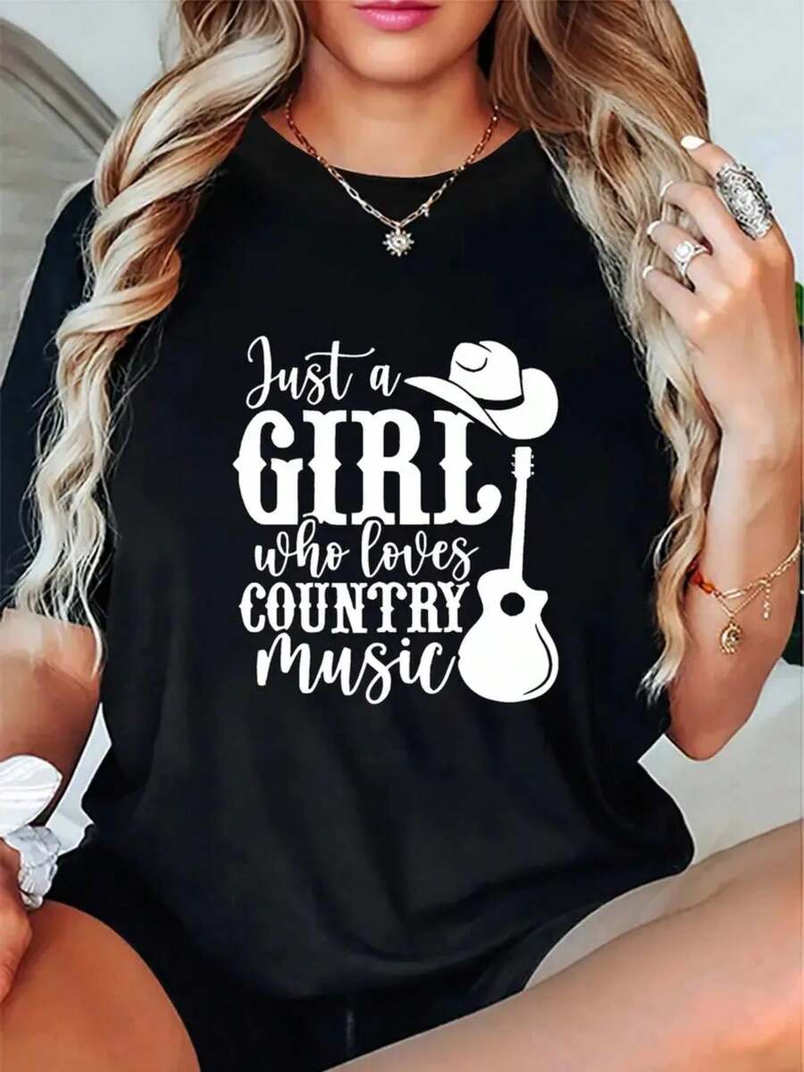 Women T-Shirts - Black - View 1