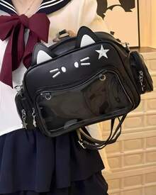 Women Fashion Backpacks - Silver - View 6