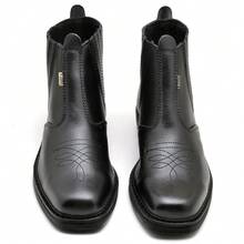 Men's Leather Country Boot F1000 Ready For Delivery - 黑色 - 查看 3