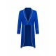 Vintage Gold-trimmed Swallowtail Coat In Blue
