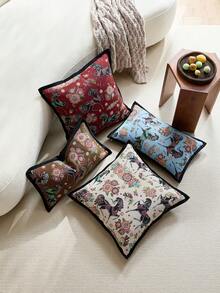 1 chiếc vỏ gối vuông viền họa tiết ngựa jacquard cao cấp, phù hợp cho mọi mùa, có nhiều màu sắc, kiểu dáng và kích cỡ, vải jacquard màu mật độ cao (không bao gồm ruột gối), khóa kéo, thích hợp cho các bữa tiệc ngày lễ, phối hợp với gối sofa màu be, gối sofa, gối ngủ, phòng khách, văn phòng, gối xe hơi, cũng có thể là một món quà mềm mại đơn giản. - màu nâu - Xem 7
