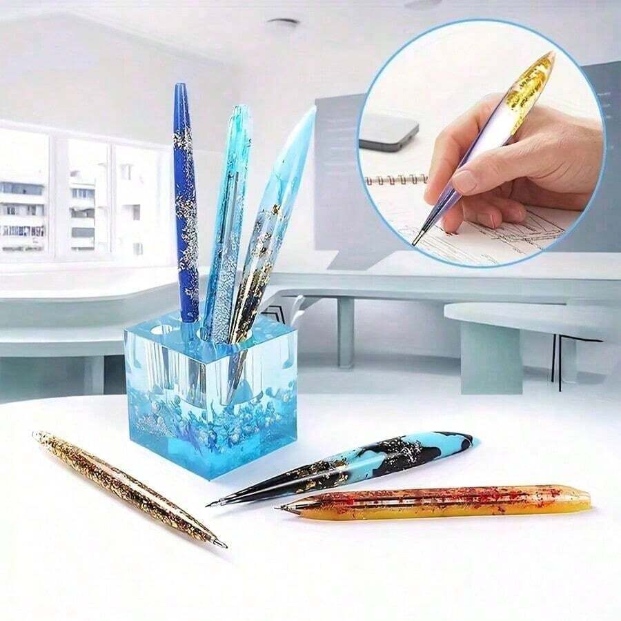 QIAO 84pcs Resin Mold Set, Including Silicone Pen Molds, Epoxy Resin Molds, Resin Casting Molds, Suitable For DIY Resin Crafts - Epoxy Resin Mold - View 1