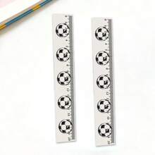 1个/2个 7.87英寸黑白足球图案设计，单包装，适用于学校数学，耐用实用的办公用品，毕业和返校小礼物 - 黑白球 - 查看 4