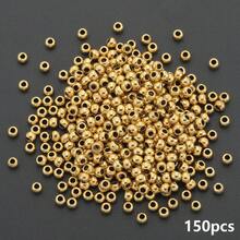 150pcs/300pcs Hạt spacer hợp kim tròn 2mm, hạt trang trí trang sức, hạt tròn rời, hạt trang trí, phù hợp cho DIY phụ kiện trang sức, bông tai, dây chuyền, vòng tay - Định vị hạt - Xem 9