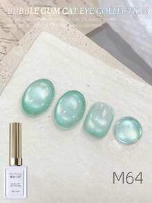 MISSMONDAY 15ml/Bottle Bubble Cat Eye Gel Nail Polish, Glass Bead Effect Cat Eye Magnetic Semi-Permanent Soak-Off UV Gel Nail Polish, Suitable For Summer Manicure, DIY Nail Art For Home And Salon Use - Multicolor - View 13
