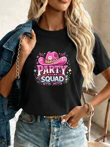 Women T-Shirts - Black - View 1
