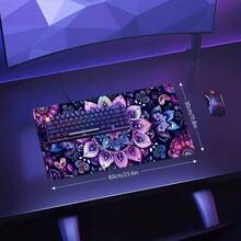 Mandala Pattern Waterproof Rubber Base Anti-Slip Gaming Keyboard Mat, Durable Thick Home/Office Pad, Ideal Gift For Gamers And Professionals - Mouse Pad - View 4