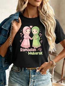 Women T-Shirts - Black - View 1
