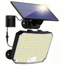 Solar Powered 118 LED Outdoor Lights, Suitable For Yard, Porch And Garage - Energy Efficient, Waterproof, Easy Installation, High Brightness, With Motion Sensor, Multiple Brightness Settings - TBD-11 - 查看 9