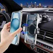 Car Phone Holder, Suction Cup Phone Navigation Bracket, With Adhesive Suction Cup Base, 360° Rotatable Telescopic Holder, Built-In Accessories, Foldable And Extendable Car Phone Holder, Suitable For Car/Travel/Gym/Smooth Mirror Scenes, Compatible With IPhone & Android Phones, Birthday Gift, Car Accessories For Family And Friends - Multicolor - View 12