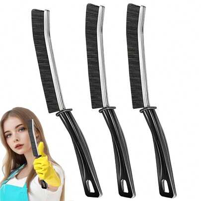 Bộ 5 bàn chải lông cứng, bàn chải đa năng chuyên dụng để làm sạch các khe hẹp, dụng cụ vệ sinh nhà cửa, phòng tắm, nhà bếp, cửa sổ, phòng tắm, vữa xi măng, vòi nước, ô tô. Thích hợp cho việc dọn dẹp nhà cửa, bảo trì phòng tắm, chăm sóc xe cộ, thích hợp làm quà tặng Lễ Tạ ơn/Giáng sinh/Tân gia.