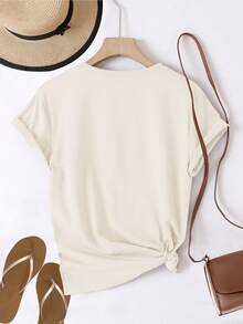 Women T-Shirts - [White] - View 10