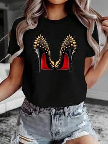 Women T-Shirts - Black - View 12