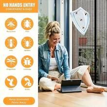 Magnetic Mesh Screen Door, With Easy-To-Clean Soft Net, Breathable And Effective Mosquito Proof, Ideal For Indoor/Outdoor Use, Mosquito Net - Multicolor - View 3